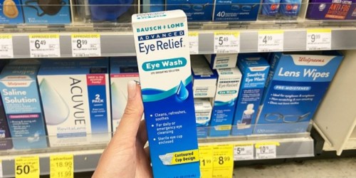 Bausch + Lomb Advanced Eye Relief Wash Only 75¢ Each at Walgreens (Regularly $5)