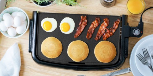 Bella Nonstick Griddle Just $13.99 on BestBuy.com (Reg. $30) | Great for Pancakes, Grilled Cheese & More