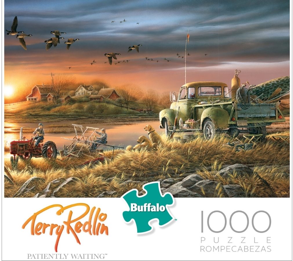 terry redlin patiently waiting puzzle buffalo games