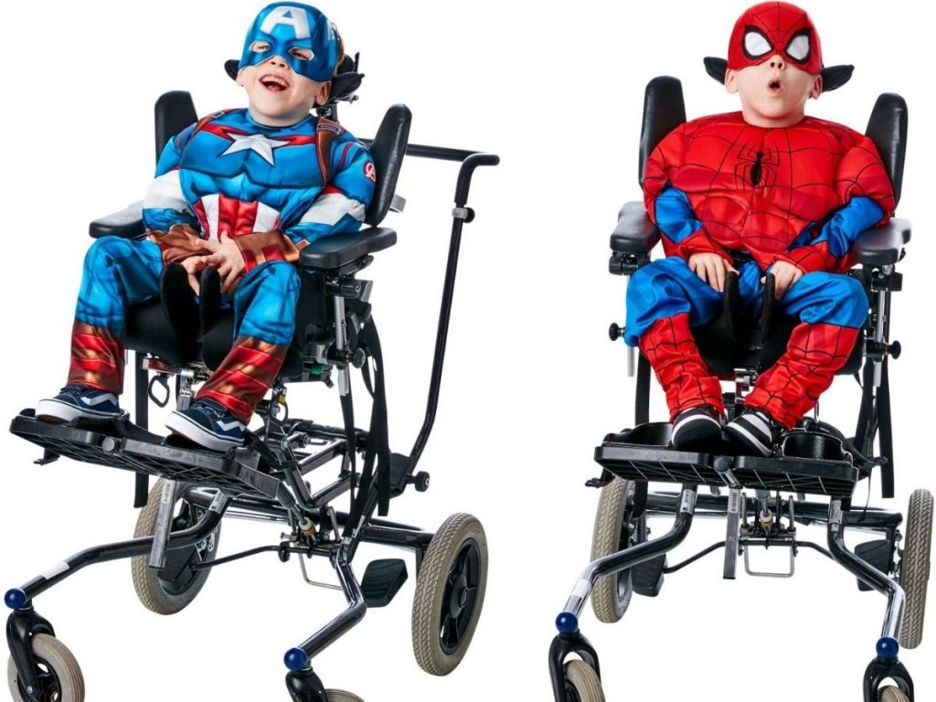 Captain America and Spiderman Adaptive Costumes Target