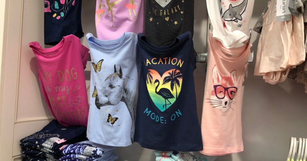 carter's kids graphic tees
