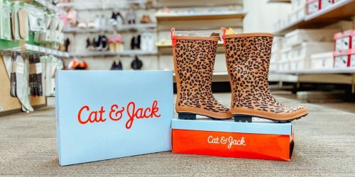These Trendy Cat & Jack Leopard Print Rain Boots Are Just $19.99 at Target (Regularly $25)