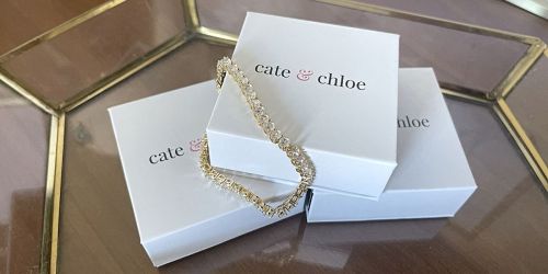 Cate & Chloe 18K Gold Plated Tennis Bracelet Just $19.95 Shipped | Awesome Gift Idea