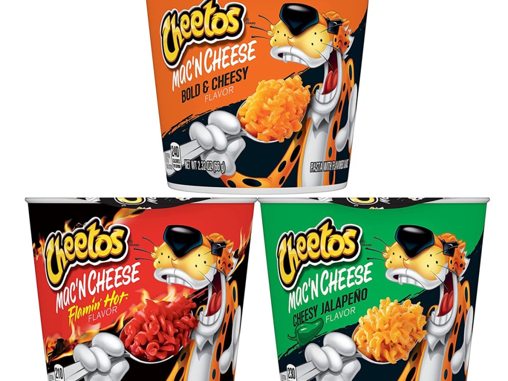 Cheetos Mac 'N Cheese, 3 Flavor Variety Pack, (12 Cups)