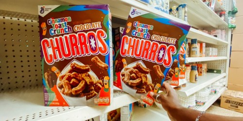 Cinnamon Toast Crunch Chocolate Churros Cereal Only $1 at Dollar Tree