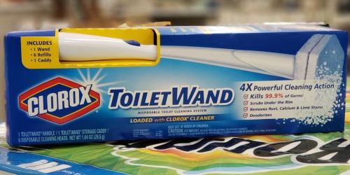 Clorox Toilet Wand Disposable Toilet Cleaning System Only $6.43 on Amazon