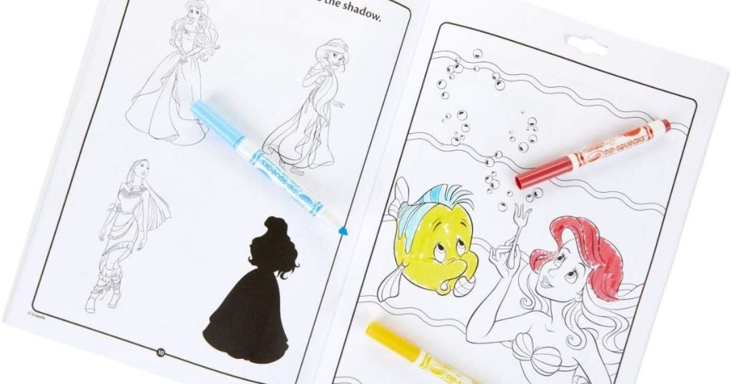 crayola disney princess color and activity book