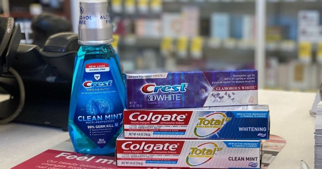 Crest and Colgate