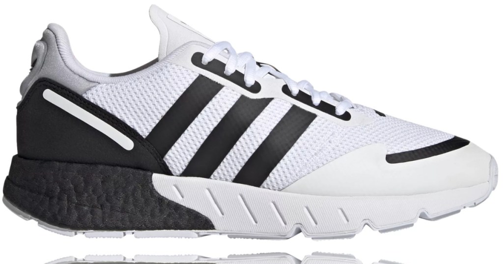 men's black and white adidas shoes