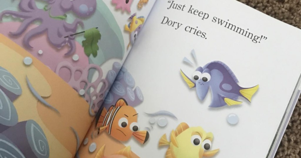 Disney Pixar themed paperback kids book