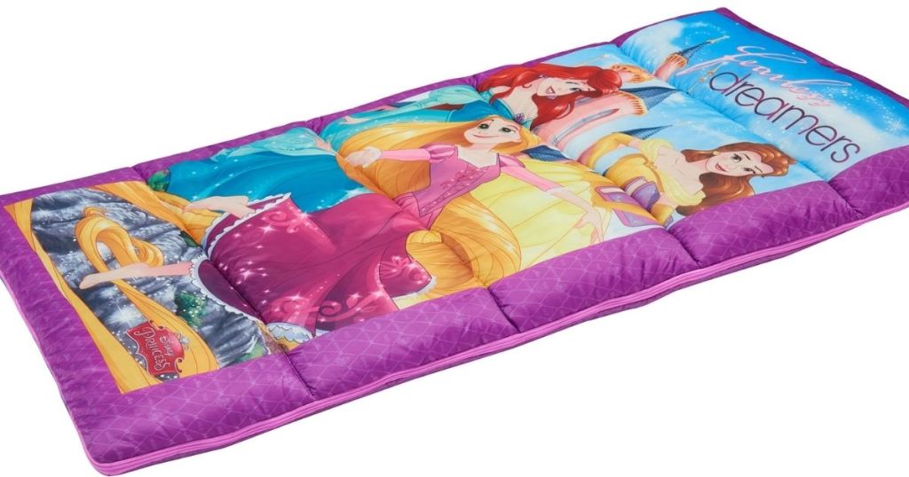 disney princess sleeping bag with air mattress