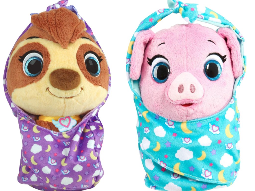 Disney sloth and piglet plush