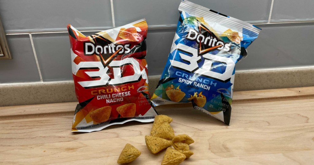 Doritos 3D chips bags