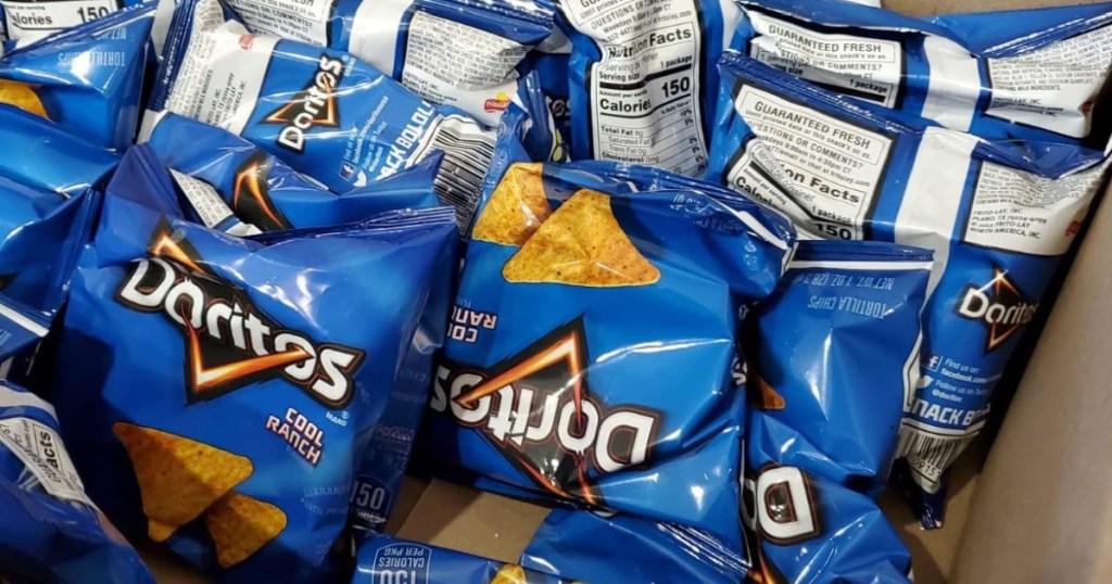 Cool ranch Doritos snack bags