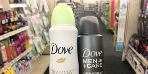 Score a FREE Dove Deodorant Dry Spray Sample