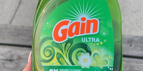 Gain Ultra Dish Soap 21.6oz Bottle Just $1.39 on Amazon