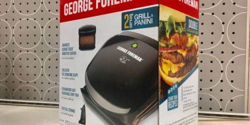George Foreman 2-Serving Electric Grill Only $13.99 on Amazon (Regularly $25)