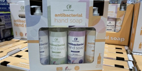 Antibacterial Hand Soap 4-Pack Only $2.99 at Costco | Just 75¢ Per Bottle