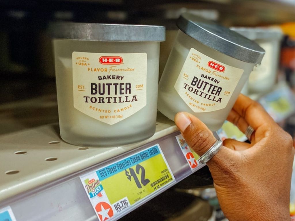 HEB Butter Tortilla candle