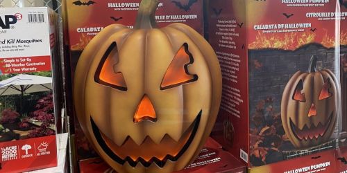 Halloween Pumpkin w/ Flickering Flames & Sound Only $39.99 at Costco