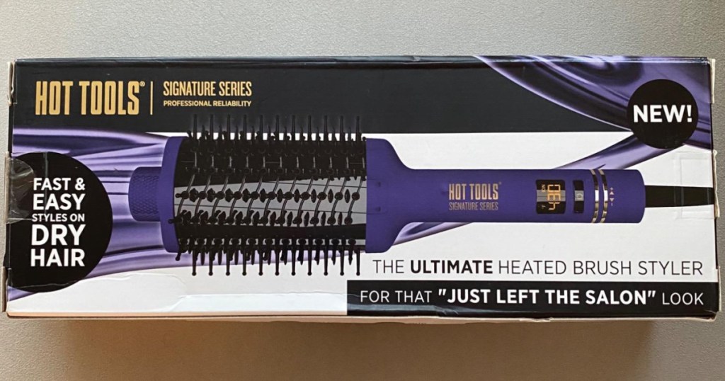 hot tools hair brush in box