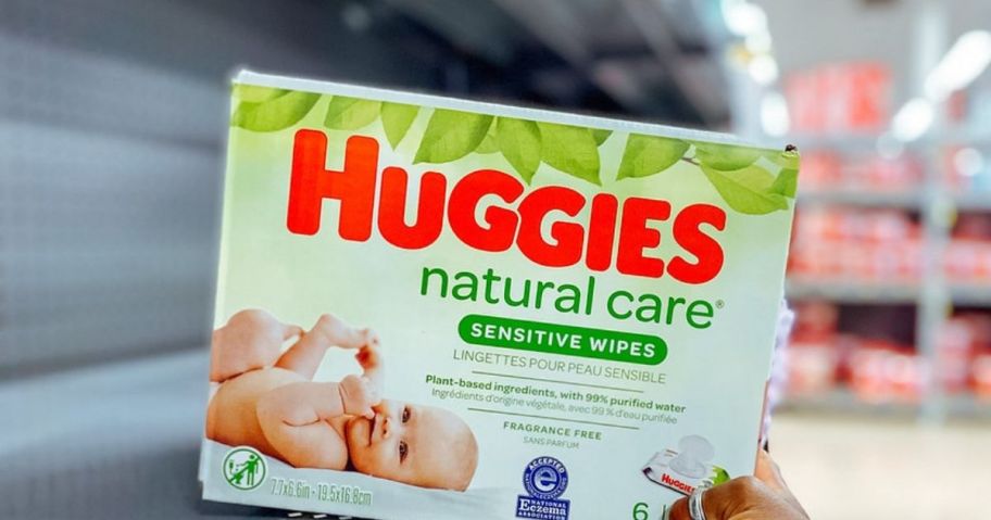 Huggies natural care wipes