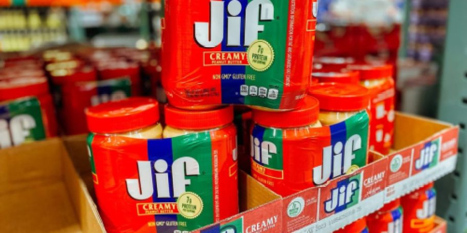 FOUR Jif Peanut Butter 40oz Jars Only $16.72 Shipped on Amazon (Just $4.18 Each)