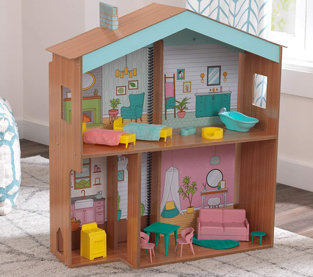 dollhouse with furniture