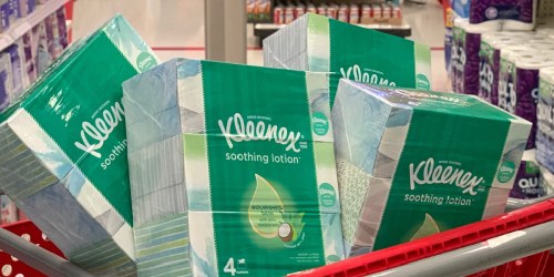 Kleenex Soothing Lotion Facial Tissues with Coconut Oil 8-Pack Only $10.74 Shipped on Amazon