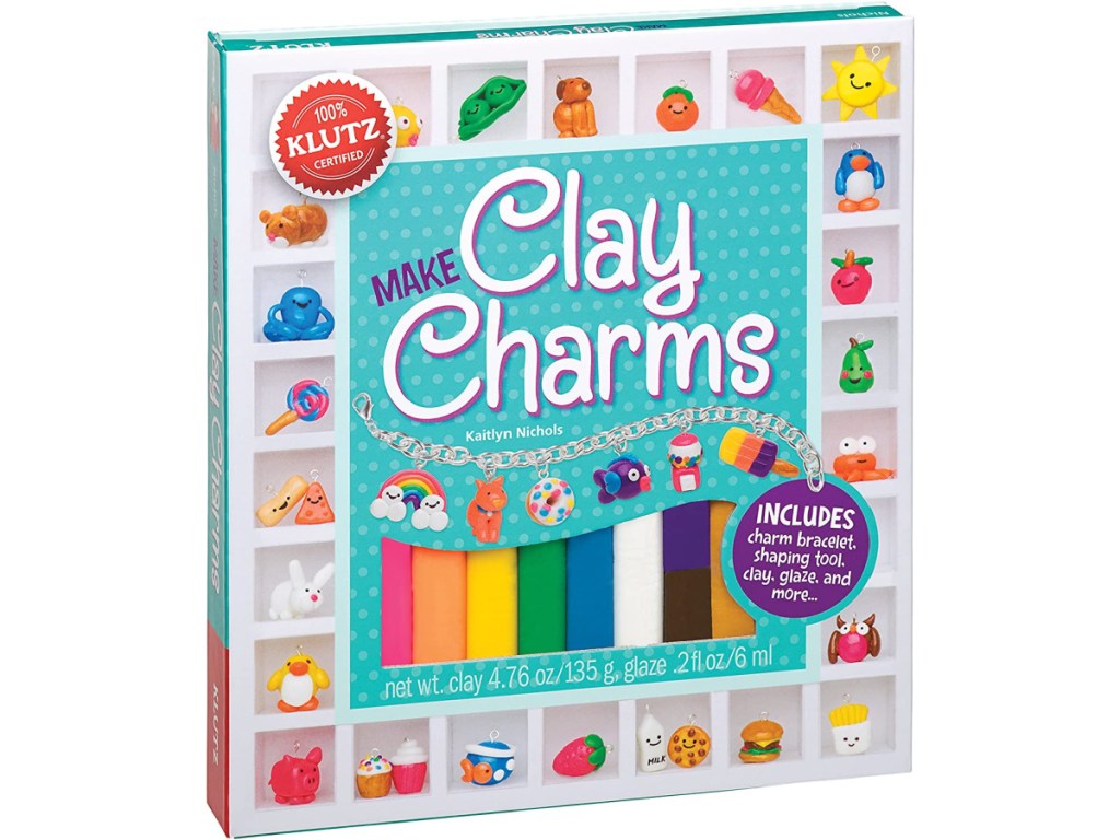 box of klutz clay charms craft kit