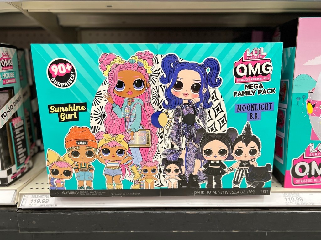 LOL doll gift pack on Target shelf