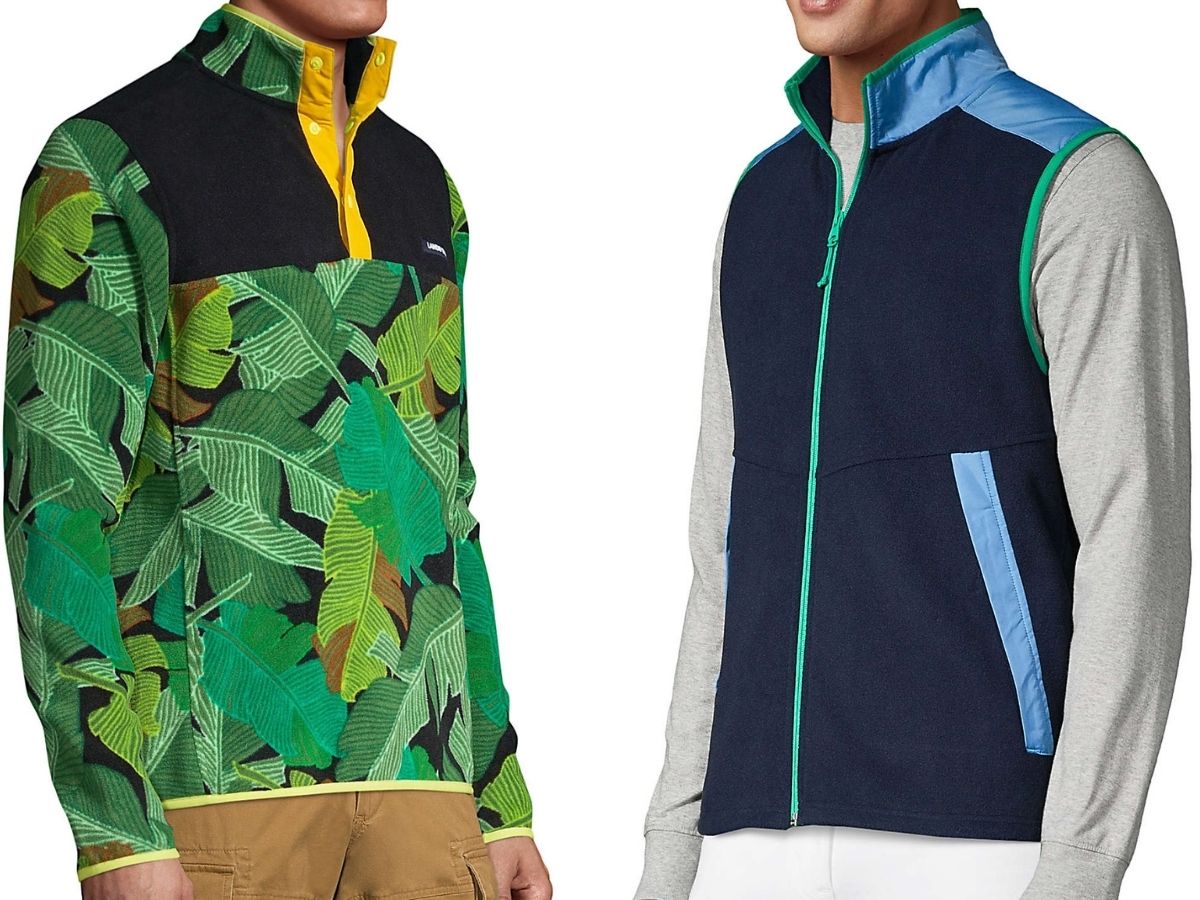 lands end fleece zip up