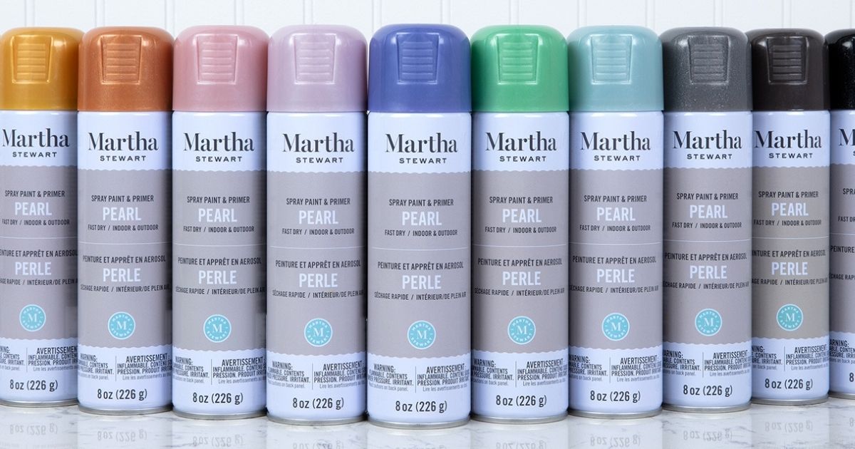 Martha Stewart Spray Paint & Primers Only $4.99 Shipped • Hip2Save