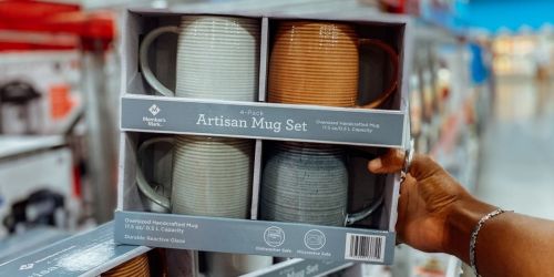 Member’s Mark Handcrafted Artisan Mug 4-Pack Only $14.98 at Sam’s Club