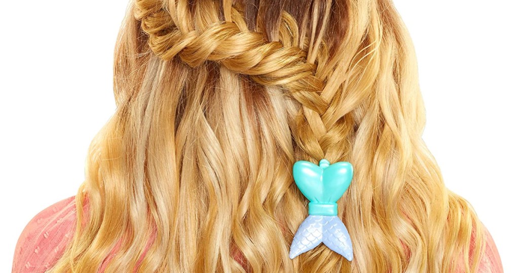 Mermaid Hair Kit with Braiding Tool & Mermaid Hair Clip