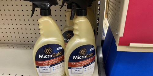 MicroGold Disinfectant Antimicrobial Spray Only 99¢ After CVS Rewards (Regularly $12)