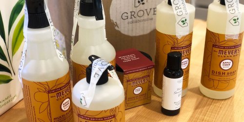 **FREE Mrs. Meyers Cleaning Products & Caddy Set – Just Purchase Our Faves from Grove for ONLY $29.99 Shipped!
