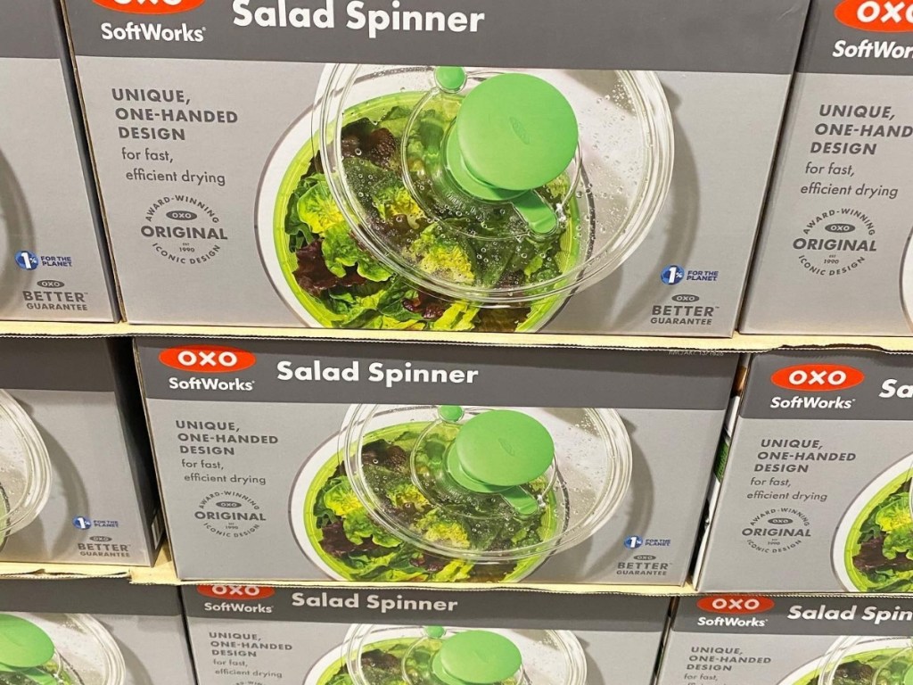 boxes of oxo salad spinner