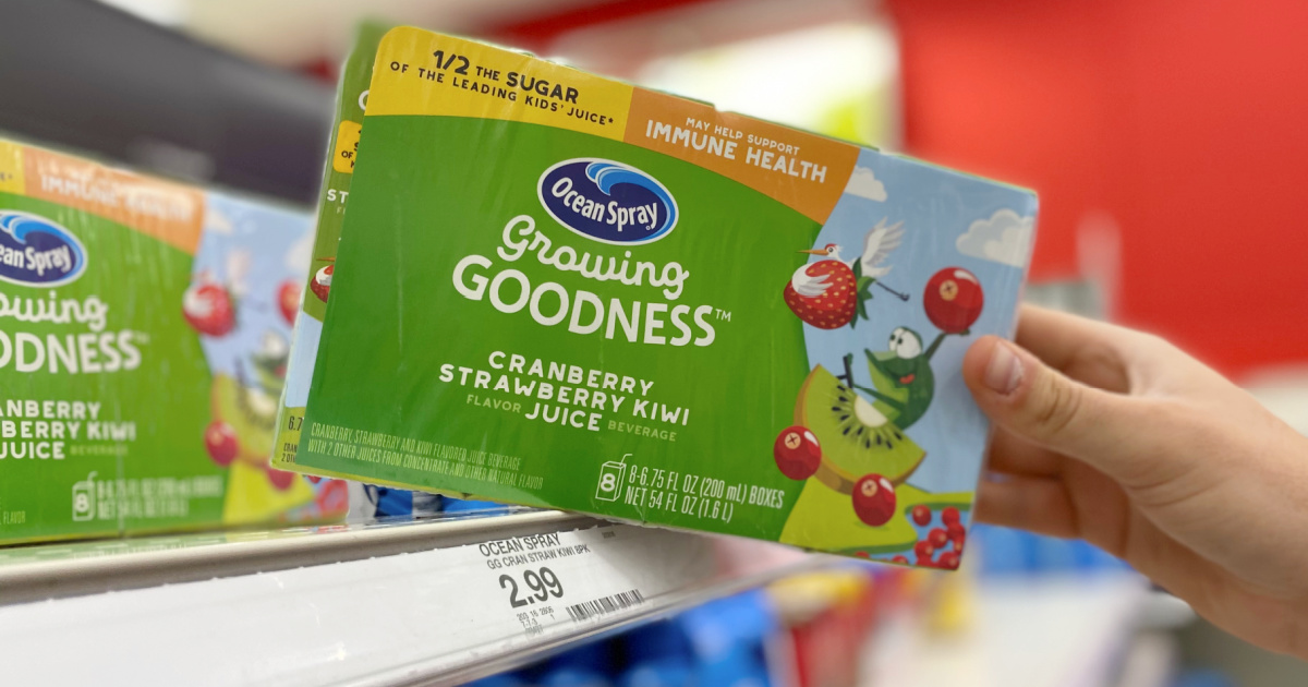 Ocean Spray Juice Boxes 8Count Only 1.49 at Target InStore & Online