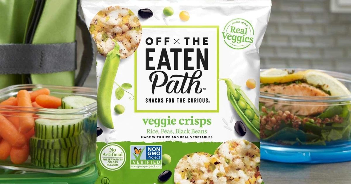 Off The Eaten Path Veggie Crisps bag