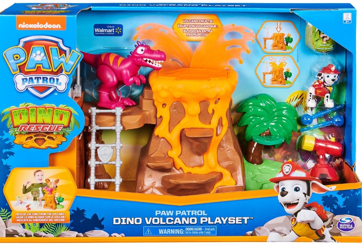 PAW Patrol Dino Rescue Volcano Playset