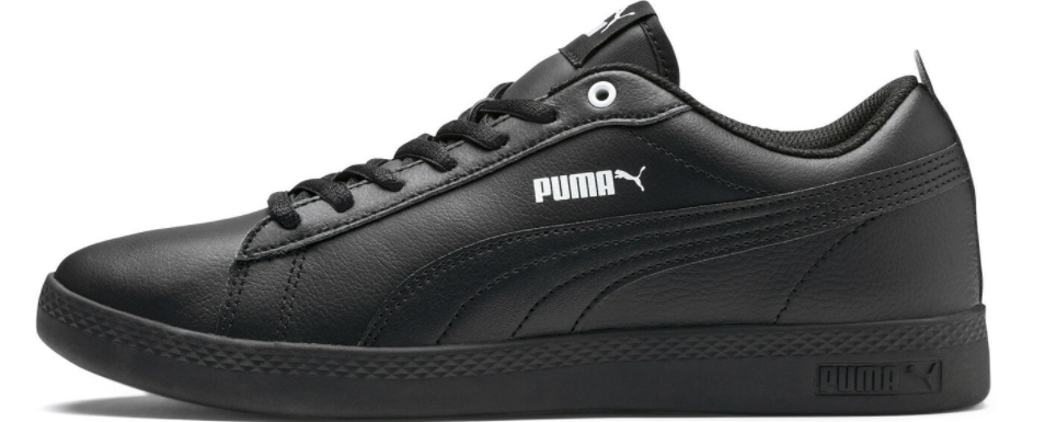 black PUMA sneaker