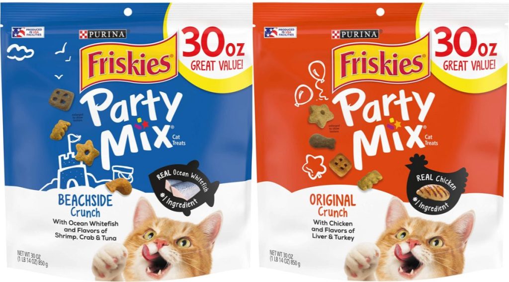 Friskies Party Mix Cat Treats 30oz Bags Only $7.78 Shipped on Amazon