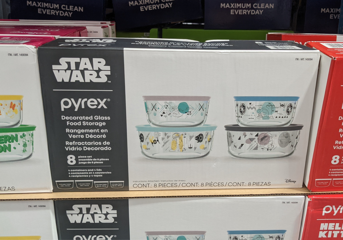 Star Wars themed glass food containers