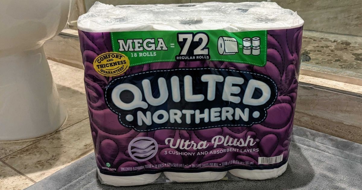 pack of Quilted Northern toilet paper