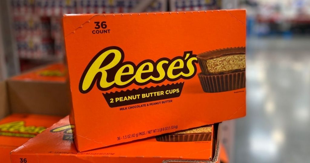 box of Reese's Peanut Butter Cups