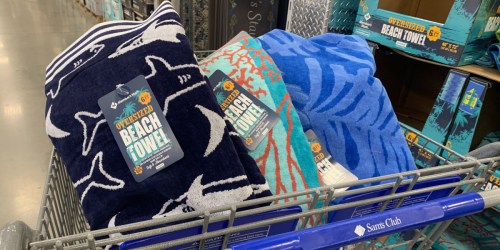 Member’s Mark & Kate Spade Oversized Beach Towels from $6.91 at Sam’s Club (Regularly $10)
