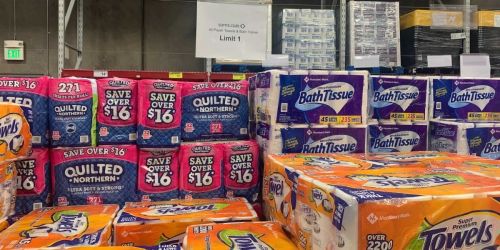 Sam’s Club Is Once Again Limiting Toilet Paper & Paper Towel Purchases