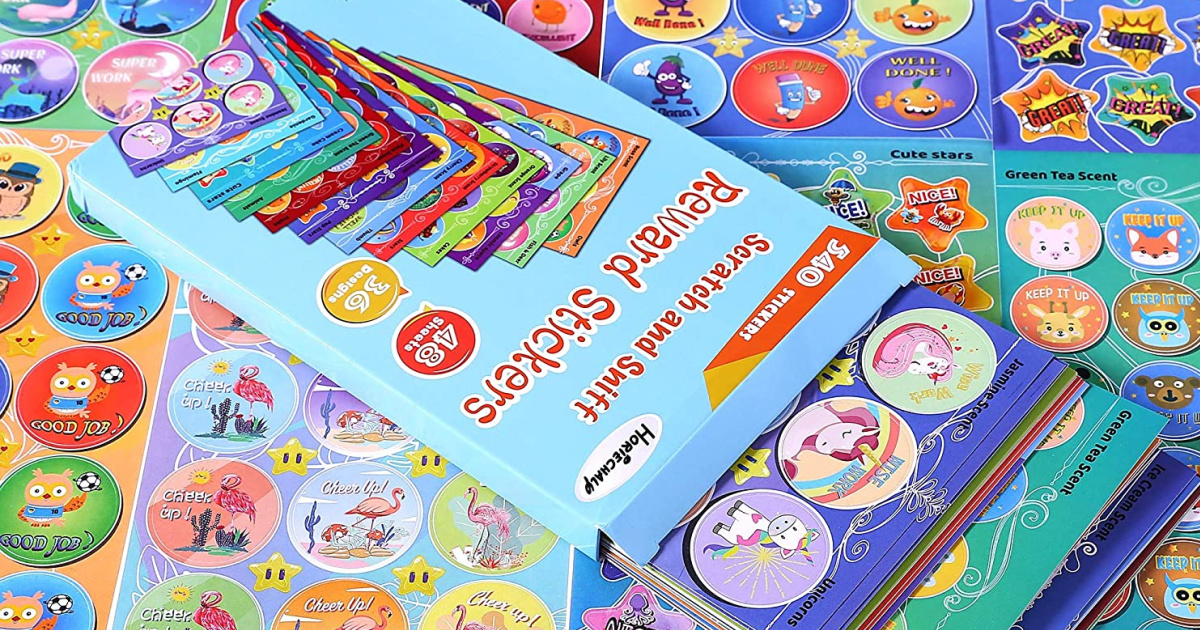 Scratch Mit Sticker 520 Scratch & Sniff Stickers Only $8.79 on Amazon | Fun for Back to School