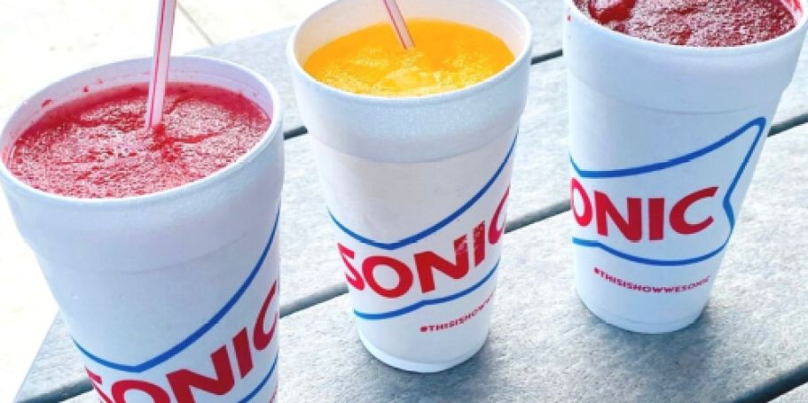 Sonic Slushes Are Just 79¢ Today & Every Monday in August